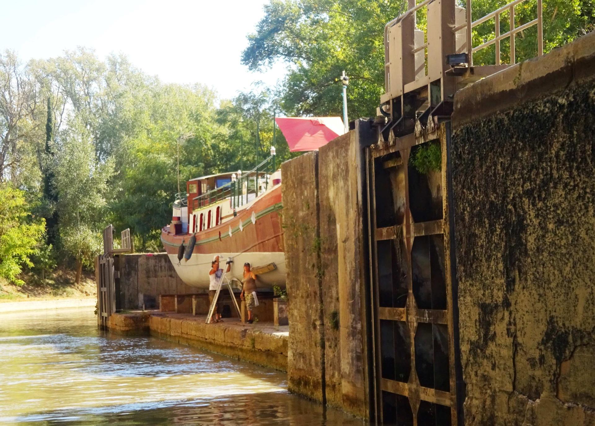 Canal de jonction epanchoir 2e ecluse radoub 3